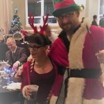 Resort to Murder NPE - Karma Elf, and Chef Pepe spreading Christmas Cheer!